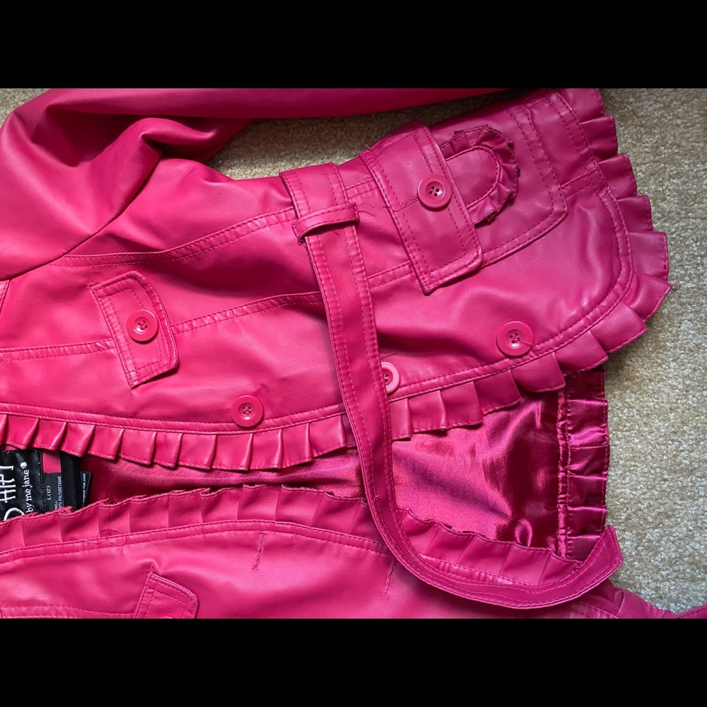 PINK FRILLY JACKET w/ belt